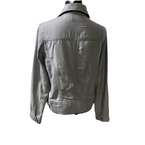 Tahari Tencel Charcoal Jacket, Size Small - Picture 7 of 11